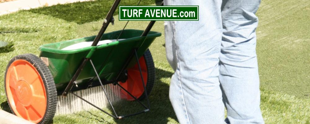 putting green sand infill for the fringe turf